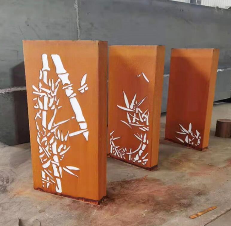 定日锈钢板灯箱